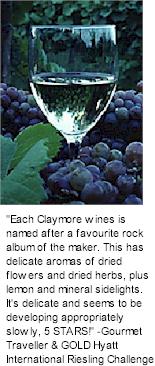 About the Claymore Winery