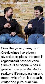 More About Fox Creek Wines