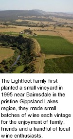 About Lightfoot Sons Winery