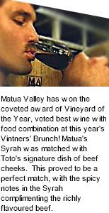 More on the Matua Winery