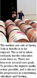 About the Spring Vale Winery