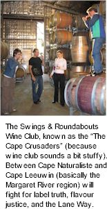More on the Swings Roundabouts Winery