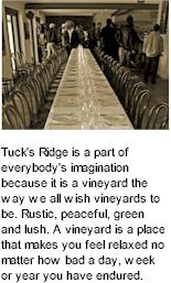 About the Tucks Ridge Winery